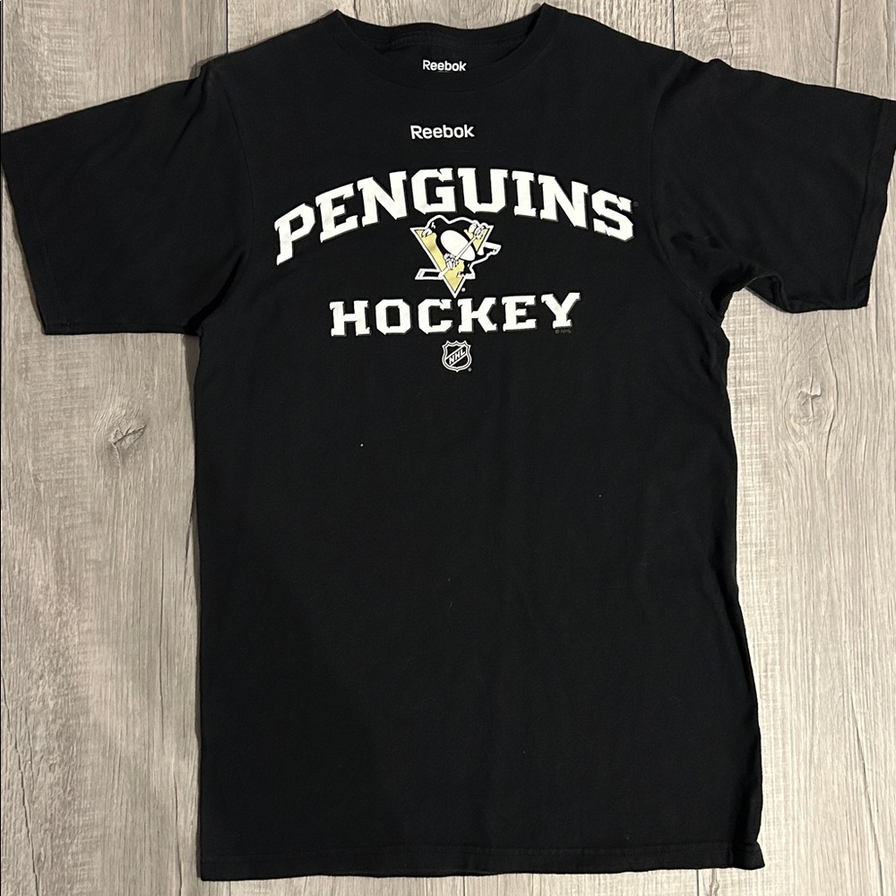 Reebok Pittsburgh Penguins Center Ice T-Shirt, Sz Small